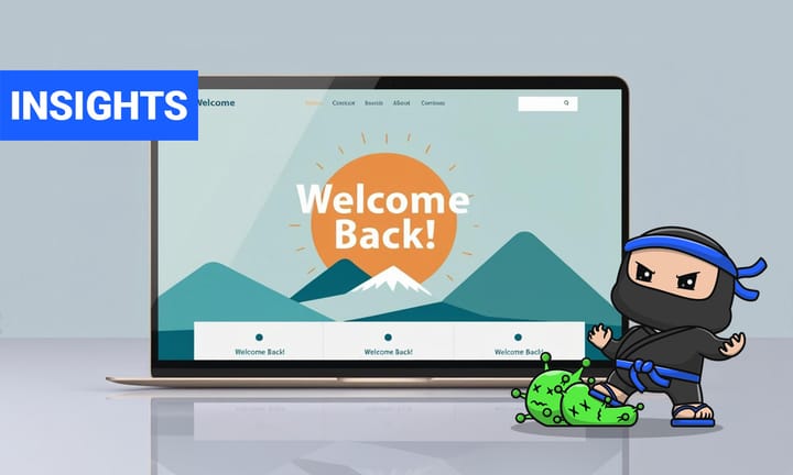 welcome back to the browser banner with ninja